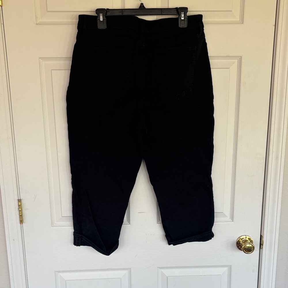 NYDJ Black Cropped Slim Jeans - Picture 3 of 3